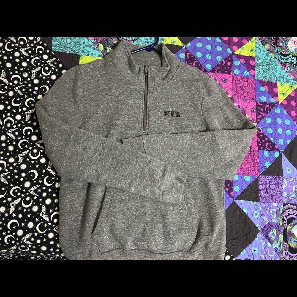 Pink Quarter Zip Fleece